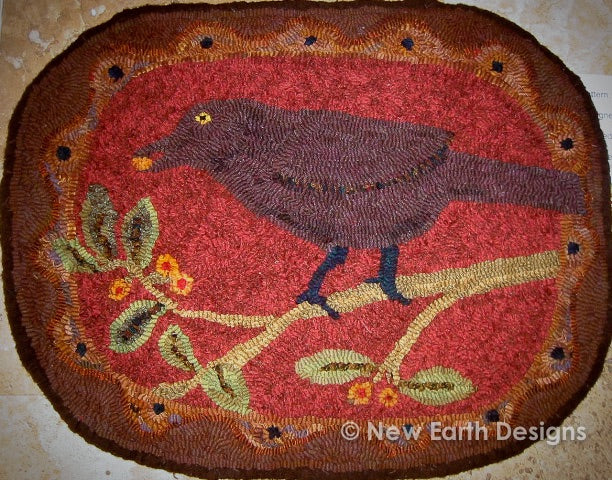 Crow with Berries