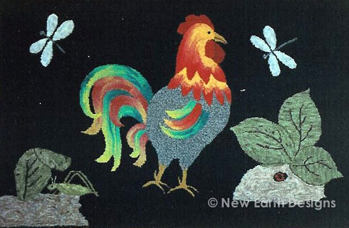 Rooster Rug