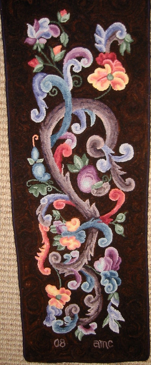 Rosemaling Bell Pull