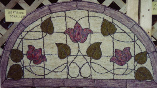 Stained Glass Half Round