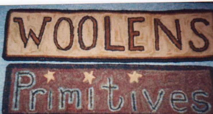 Woolens sign