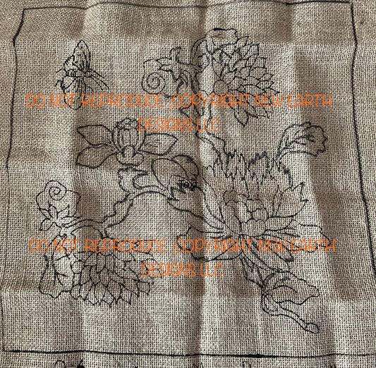 Japanese Mums Pillow