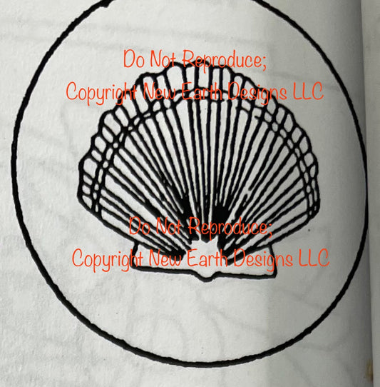 Sea Shell Chair Seat - Scallop