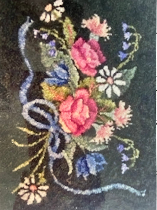 Floral footstool